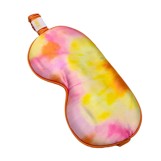 Orange Tye Dye Satin Sleep Mask SMUG