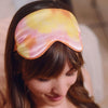 Orange Tye Dye Satin Sleep Mask SMUG