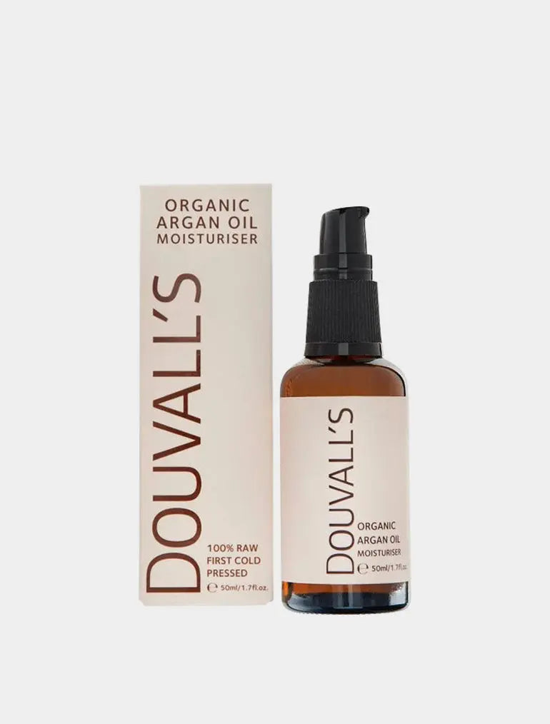 Organic 1st Cold Pressed Argan Oil Moisturiser 50ml (For Skin, Hair & Nails) Douvalls Beauty