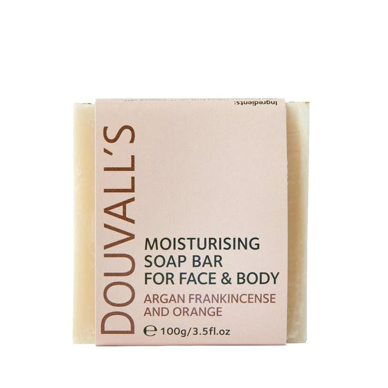 Organic Argan Frankincense & Orange Soap 100g | Nourishing, Ethical, and Giving Back Douvalls Beauty