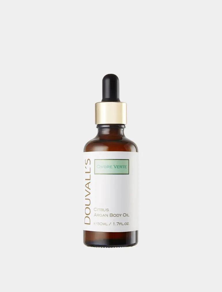 Organic Citrus Scented Argan Body Oil 50ml | Hydrating and Revitalising With Pure Essential Oils Douvalls Beauty