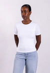 Organic Cotton Crew T-Shirt, White Pantee