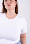 Organic Cotton Crew T-Shirt, White Pantee