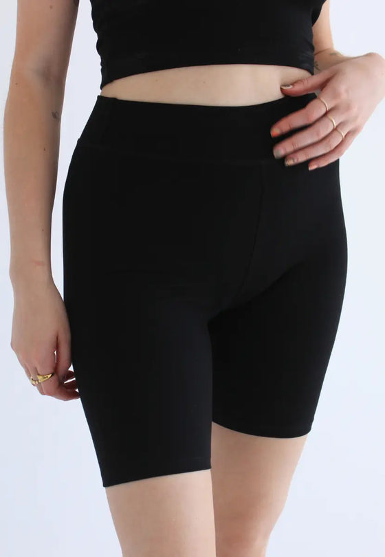 Organic Cotton Cycling Shorts, Black Cycling shorts