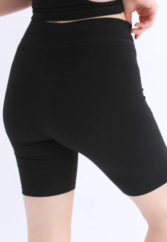 Organic Cotton Cycling Shorts, Black Cycling shorts