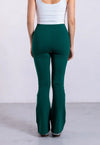 Organic Cotton Flared Leggings, Evergreen Pantee