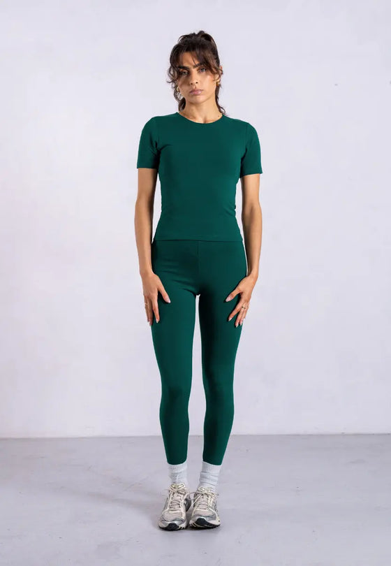 Organic Cotton Leggings, Evergreen Pantee