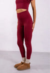 Organic Cotton Leggings, Ruby Wine Pantee