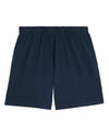 Organic Cotton Lightweight Sweatshorts in Midnight Navy hewn.