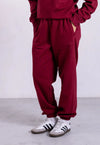 Organic Cotton Sweatpants, Ruby Wine Pantee