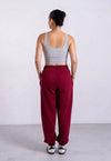 Organic Cotton Sweatpants, Ruby Wine Pantee