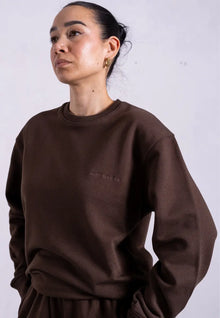  Organic Cotton Sweatshirt, Hot Fudge Pantee