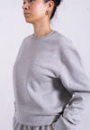 Organic Cotton Sweatshirt, Light Grey Marl Pantee