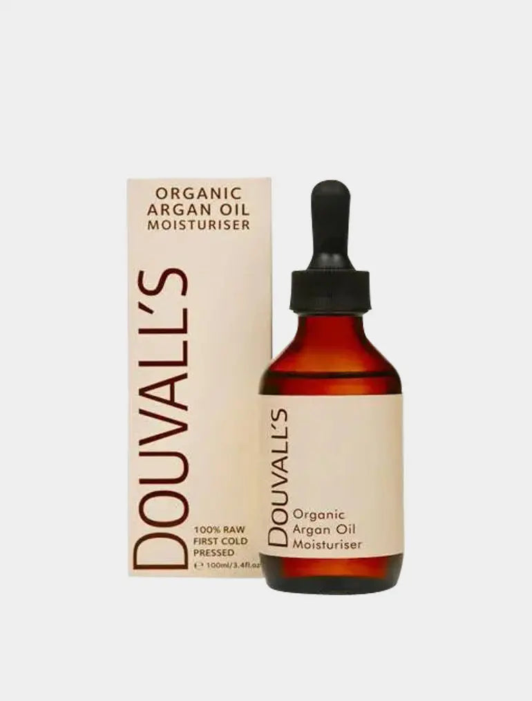 Organic First Cold Pressed Argan Oil Moisturiser 100ml Douvalls Beauty