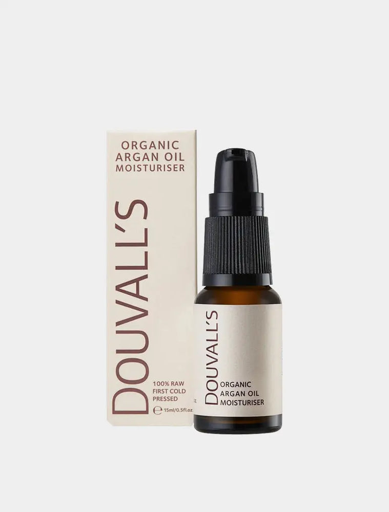 Organic First Cold Pressed Argan Oil Moisturiser 15ml Douvalls Beauty