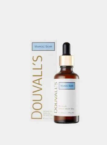 Organic Sensual Scented Argan Body Oil 50ml | Hydrating and Revitalising With Pure Essential Oils Douvalls Beauty