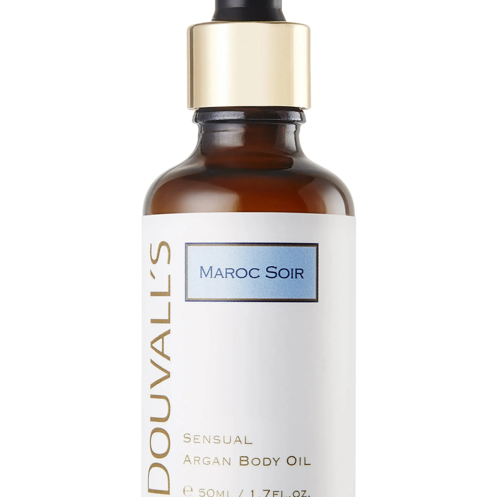 Organic Sensual Scented Argan Body Oil 50ml | Hydrating and Revitalising With Pure Essential Oils Douvalls Beauty