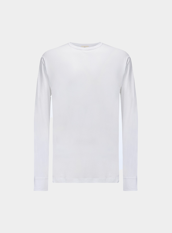 Lightweight Long Sleeve T-Shirt - White