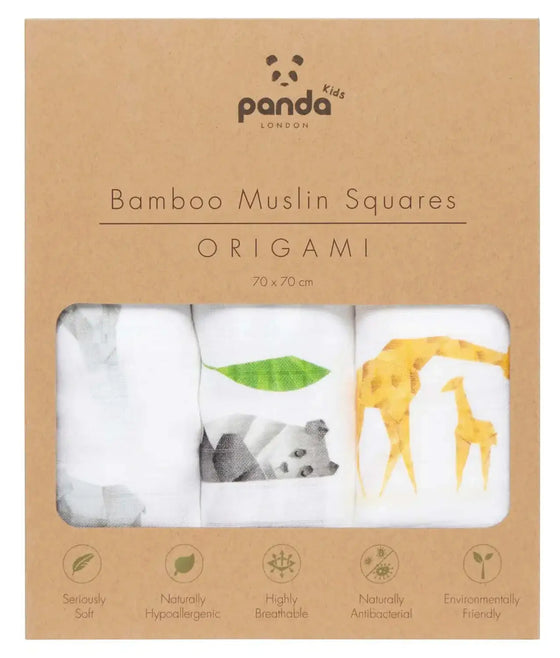 Baby Bamboo Muslin Squares Panda London