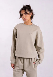  Oversized Sweatshirt, Sage Grey Pantee