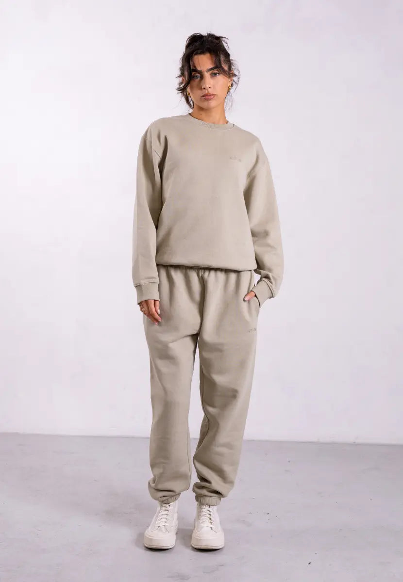 Oversized Sweatshirt, Sage Grey Pantee