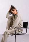 Oversized Sweatshirt, Sage Grey Pantee