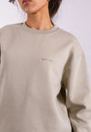 Oversized Sweatshirt, Sage Grey Pantee