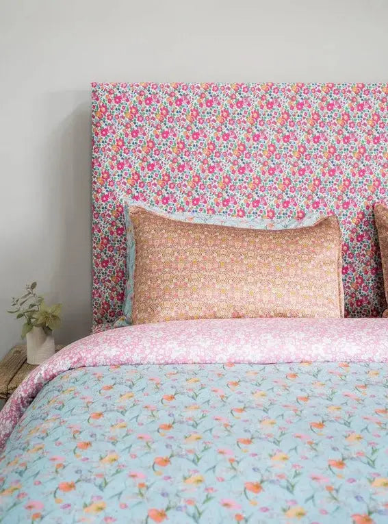 Oxford Pillowcase Made With Liberty Fabric BETSY DEEP PINK Coco & Wolf