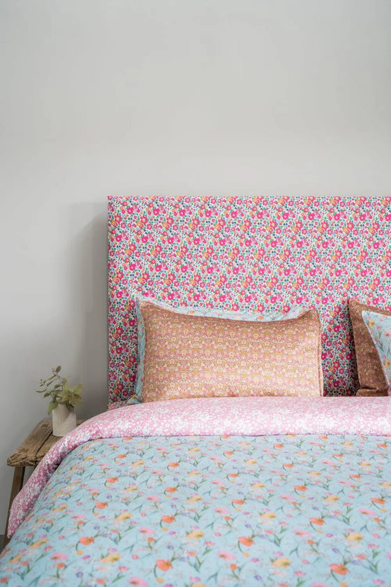 Oxford Pillowcase Made With Liberty Fabric BETSY DEEP PINK Coco & Wolf