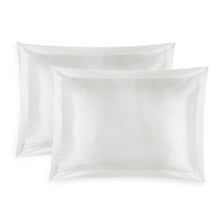  Lucinda Oxford Border Set of 2 Silk Pillowcases