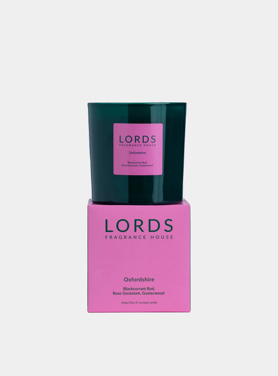 Oxfordshire 3 Wick Candle Lords Fragrance House