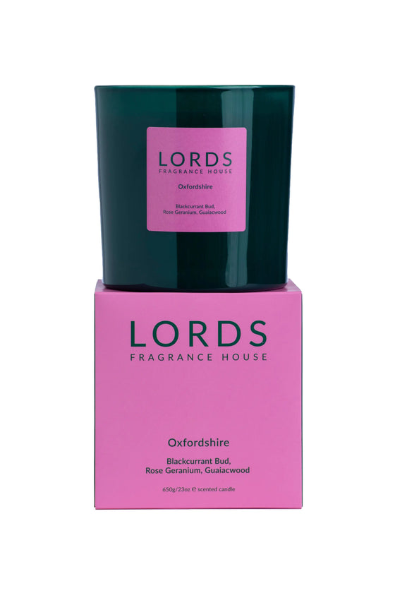 Oxfordshire 3 Wick Candle Lords Fragrance House