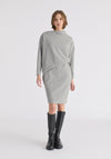 Asymmetric Neck Jumper Dress