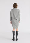 Asymmetric Neck Jumper Dress