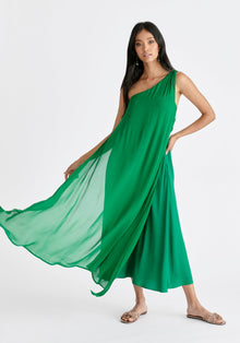  One Shoulder Flowy Dress