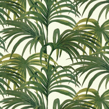  PALMERAL Wallpaper - Off White &amp; Green House of Hackney