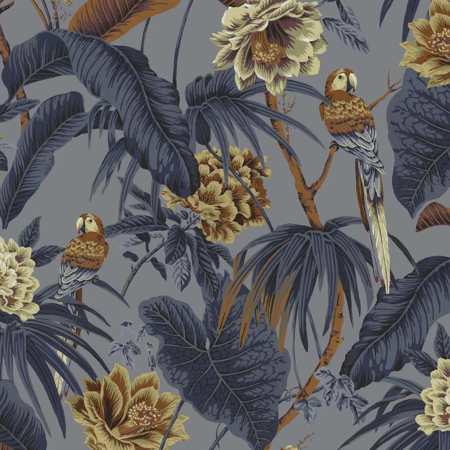 PARADISA Wallpaper - Paloma Grey House of Hackney