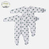 Winter Sleepsuit With Padded Sleeves (Pack of 2) - Turtle Pure Earth Collection