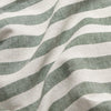 Fern Green Pembroke Stripe Linen Blend Pillowcase (Pair)