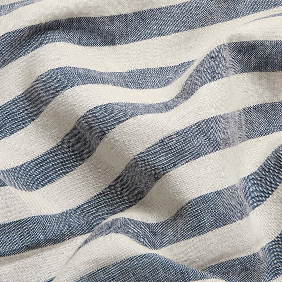 Atlantic Pembroke Stripe Linen Blend Pillowcase (Pair)