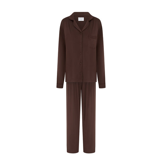 CHARLOTTE Modal Pyjamas in CHOCOLATE