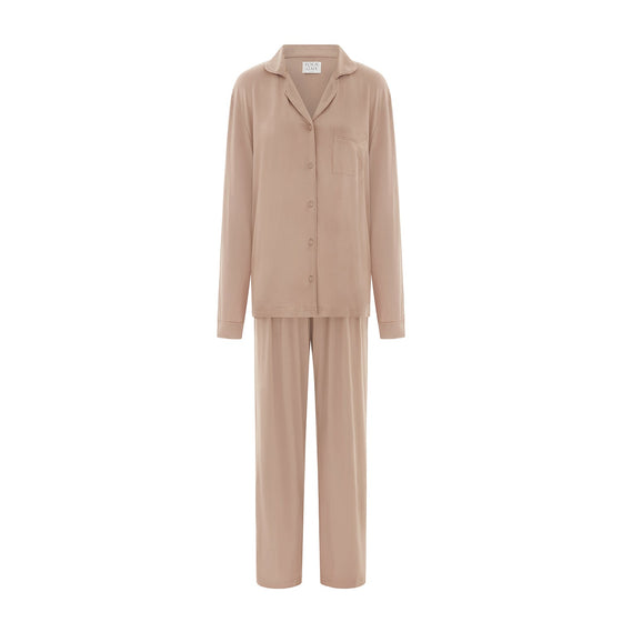 CHARLOTTE Modal Pyjamas in LATTE