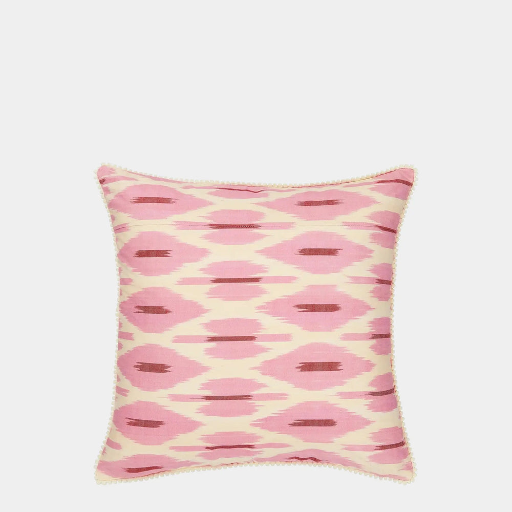 PINK and CREAM Square Cushion ROSANNA LONSDALE