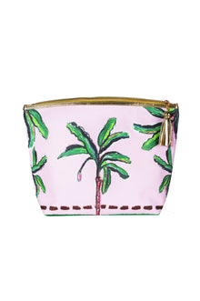  Classic Make Up Bag / "Pink Palm" Jessica Russell Flint