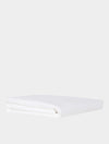 Fitted Sheet in White (Eucalyptus Silk)