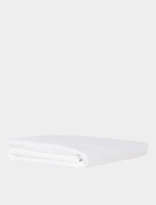  Fitted Sheet in White (Eucalyptus Silk)