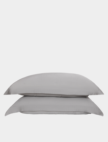  Eucalyptus Silk Pillowcase Pair in Grey (Best Seller)