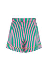 Rosie Flamingo Stripe Silk Short Sleepy Wilson