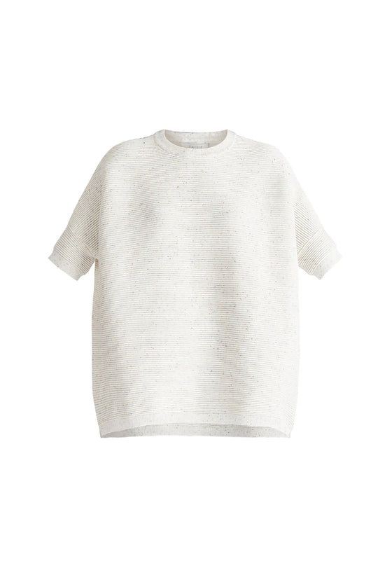 Paisie Short Sleeve Ribbed Jumper Paisie