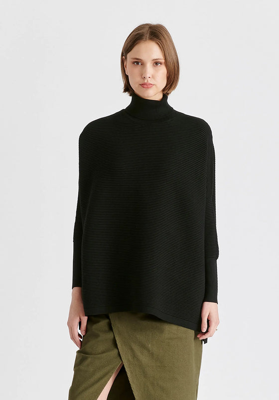 Paisie Turtleneck Ribbed Jumper Paisie